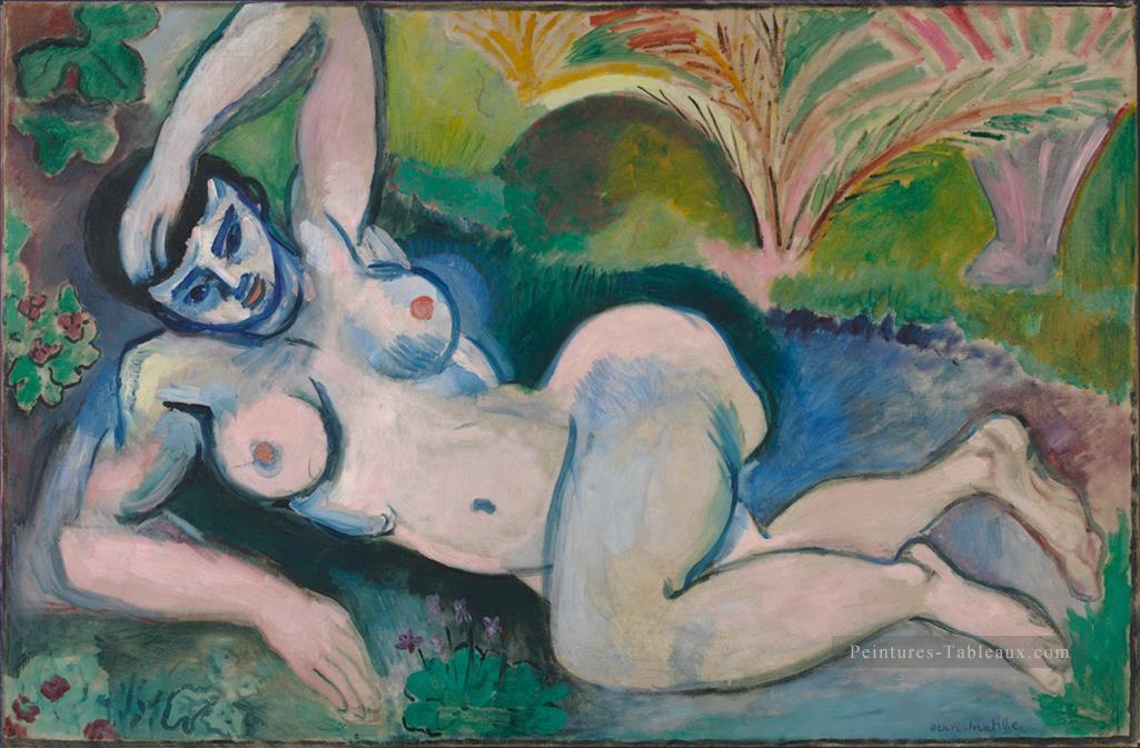 Le Souvenir Nu Bleu de Biskra 1907 fauvisme abstrait Henri Matisse Peintures à l'huile